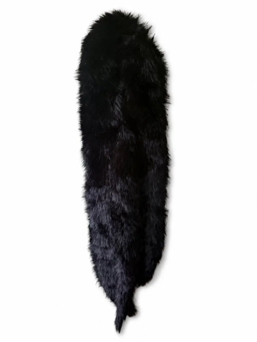 New with tags Salt Murphy Claire Fur Scarf in black, one size.